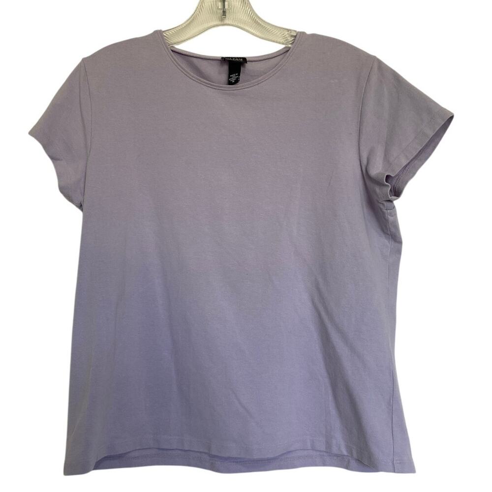 Eileen Fisher T-Shirt Womens Medium Capsule Wardrobe Classic Minimalist Pastel
